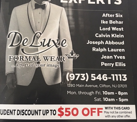 Deluxe Formal Wear - Clifton, NJ