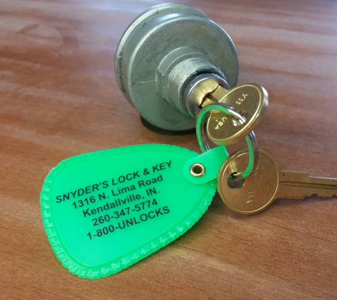 Snyder's Lock And Key - Kendallville, IN