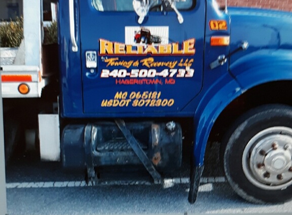 Reliable Towing &  Recovery LLC - Hagerstown, MD. Truck #02