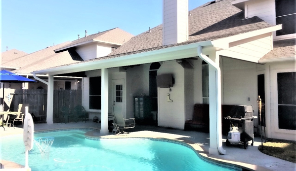 N and V Patio, Construction & Remodeling, LLC - Houston, TX. nandvllc.com Custo, Complete Composition Patio Cover