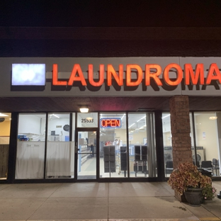 Laundry City Express - Warrenville, IL. Exterior at Night