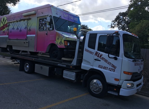 w&k brothers auto towing - Houston, TX