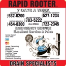 Rapid Rooter - Sewer Cleaners & Repairers
