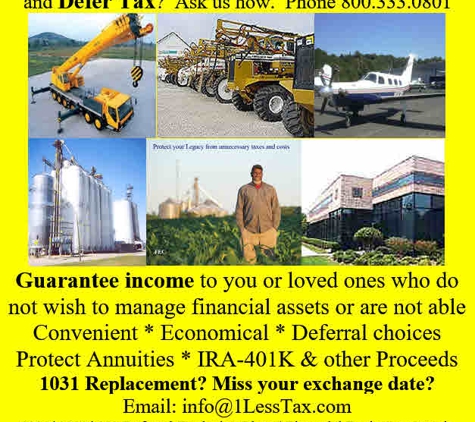 Financial Exchange Coterie - Sarasota, FL. Tax deferral options for real estate, equipment & business sales