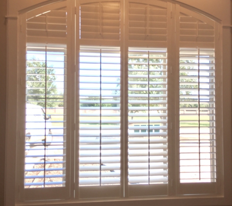 Affordable Blinds - Killeen, TX. Arch Plantation Shutters