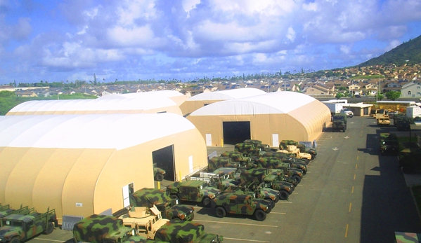 Precision Structural Engineering - Klamath Falls, OR. Large Military Fabric Structures