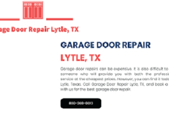 Garage Door Repair Lytle TX - San Antonio, TX