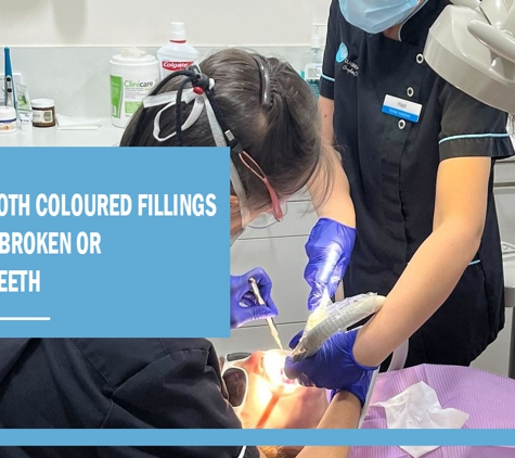 Clarinda Clinic - Clarinda, VIC. We use tooth coloured fillings to repair broken or decayed teeth.