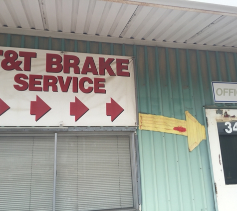 T & T Brake Service Inc - Arlington, TX. 345 N Bowen - 817- 274-7512