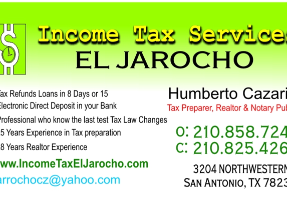 El Jarocho Income Tax - San Antonio, TX