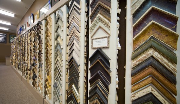 The Frame Workshop - Appleton, WI. A selection of thousands of frame moulding options!