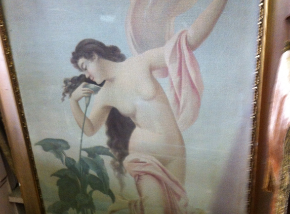 ANNABELLE'S ANTIQUES - Canonsburg, PA. HAND PAINTED TAPESTRY CA. 1900