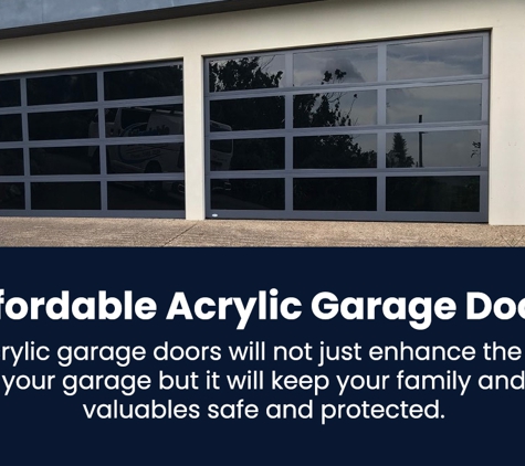 Affordable Garage Doors and Gates - Varsity Lakes, QLD. Affordable Acrylic Garage Doors
