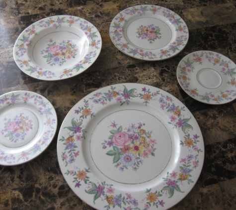 Craigslist.com. Beautiful partial set of Springtime china made in New York for sale make offer.