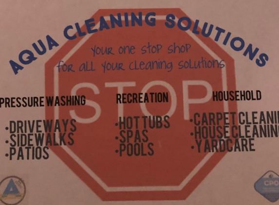 Aqua Cleaning Solutions