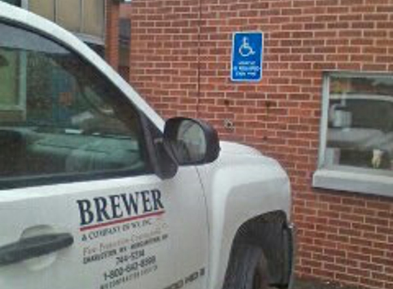 Brewer & Company of WV, Inc. - Charleston, WV. Lazy employee the way he was jumping didn't look very handicapped to me plus no sticker or handicap sing in his truck