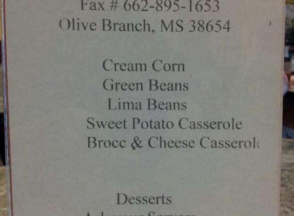 Hazel's Family Restaurant - Olive Branch, MS