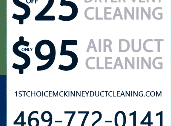 1st Choice Mckinney Duct Cleaning - Mckinney, TX