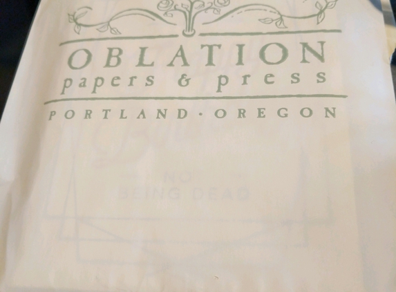 Oblation Papers & Press - Portland, OR