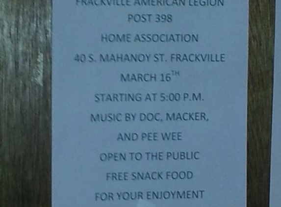 American Legion - Frackville, PA