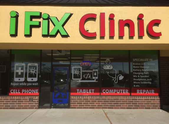 iFix Clinic - Elk Grove Village, IL. Apple iPhone repair, iPad repair, cracked screen repair, broken LCD repair, Samsung Galaxy repair and battery replacement on cell phone