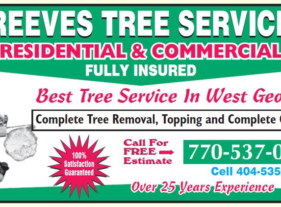 Reeves Tree Service - Bremen, GA