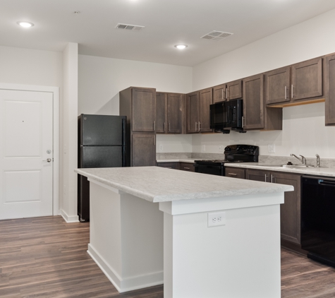 Wilshire Senior Apartments - Smyrna, GA. Spacious Kitchen with Island