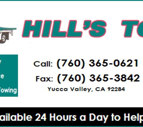 Hill's Towing - Yucca Valley, CA