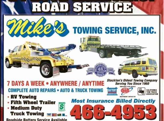 Mike's Towing Service - Stockton, CA. Mikes Towing Stockton CA