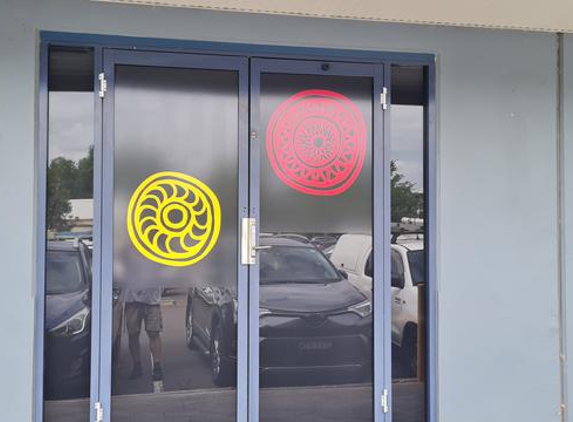 Robson Window Tinting. Our Art work fitted by Mark