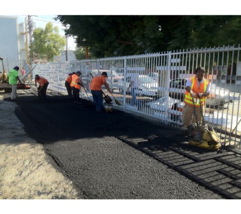 Elias Asphalt Engineering Co. - Los Angeles, CA. We Work With The Biggest Names In Hollywood! New Paving For A Brand New Movie Studio On Santa Monica Blvd!