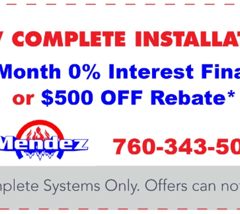 Mendez Air Conditioning & Heating - Thousand Palms, CA