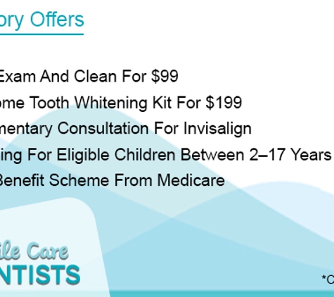 Smile Care Dentists - Geelong, VIC. Introductory Offers