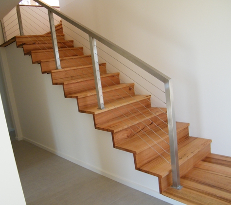 North East Stairs. Contemporary Timber