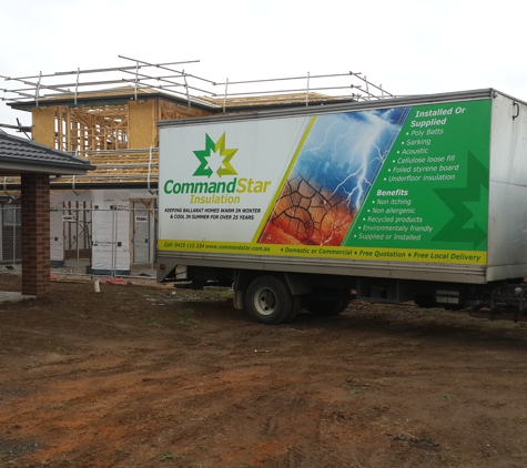 CommandStar Insulation - Sebastopol, VIC. Commandstar installing onsite.