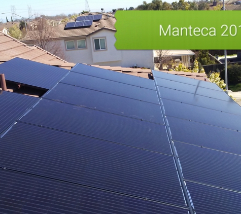 Energy Inc. Residential solar system installed in Manteca in 2017