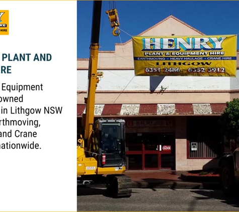 Henry Plant & Equipment Hire. About Henry Plant And Equipment Hire