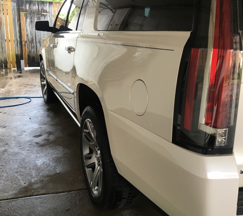 Hensley Detailing - Weatherford, TX. Clay, polished and sealed 2016 Escalade.