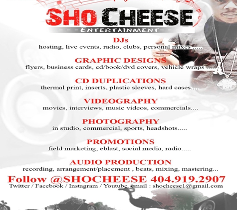 ShoCheese Entertainment LLC - Atlanta, GA