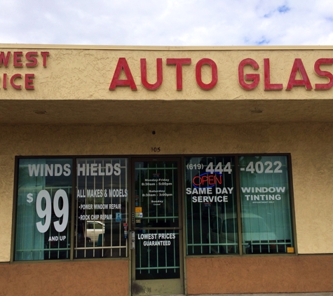 Lowest Price Auto Glass - El Cajon, CA