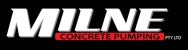 Milne Concrete Pumping Logo