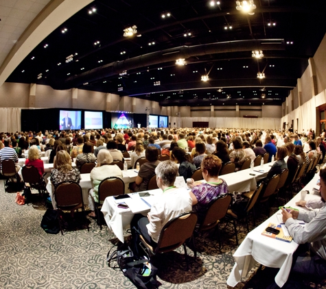 St Charles Convention Center - Saint Charles, MO. Exhibit Hall with classroom setting.