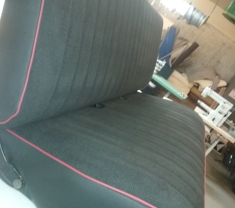 Hamm Upholstery - Ash Grove, MO. 67 chevy customized bench seat