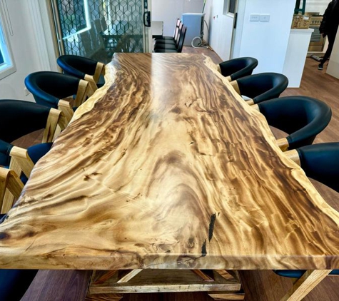 NATURAL TIMBER STONE - Ravenhall, VIC. My stunning dining table set
