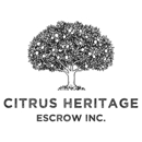 Citrus Heritage Escrow - Escrow Service