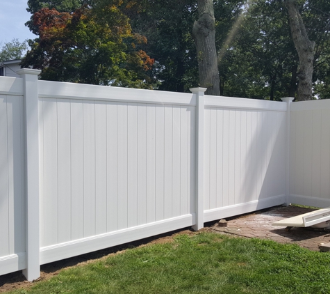 North Shore Fence & Contractor Supply, Inc. - Centereach, NY. All top rails have galvanized piping inside