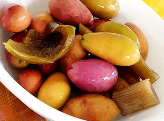 Olive you - Woodville Gardens, SA. The addition to dinner, plum Rhodes Island Kalamata Olives . Wow
