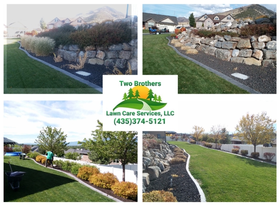 Two Brothers Lawn Care Services, LLC - Hyrum, UT. Fall Clean-Up Saervices. 

Two Brothers Lawn Care Services, LLC is still scheduling new customers for fall clean-ups! If you or a loved one needs some help with their fall cleanup we would be happy do what we can for you & your loved ones! Contact us for more information at (435)374-5121 or via Facebook, you can also find us on Google. Don't wait until last minute because it might be to late!