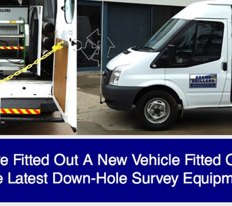 Adams Drillers. We Have Fitted Out A New Vehicle Fitted Out With The Latest Down-Hole Survey Equipment