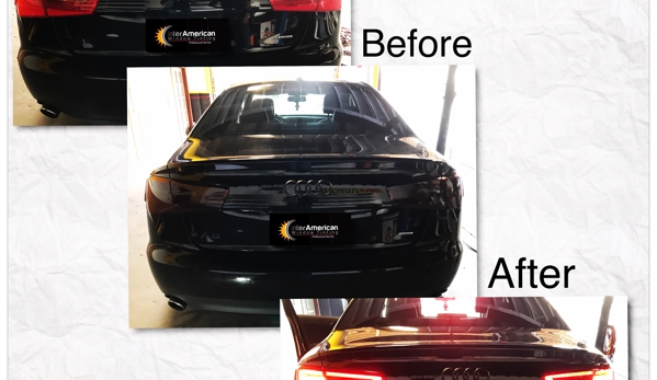 Interamerican Window Tinting - Miami, FL. smoke_light_and_car_wrap_miami_springs